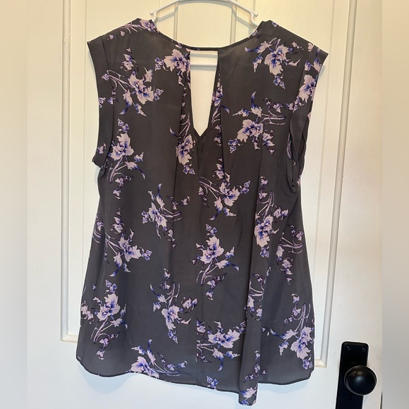 Rebecca Taylor Printed Silk Blouse - Picture 2 of 3